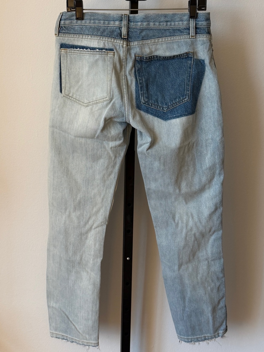 Frame Denim Le Garcon Unmatched Straight Women’s Size 25 Jeans - Picture 5 of 7